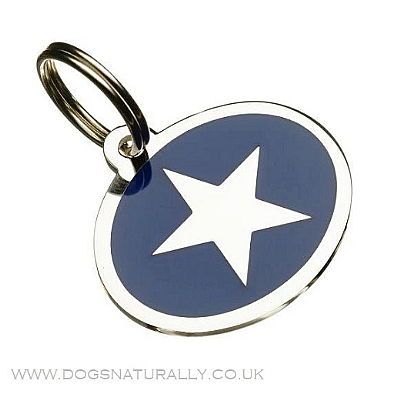 Blue Star Dog Tag (Oval)